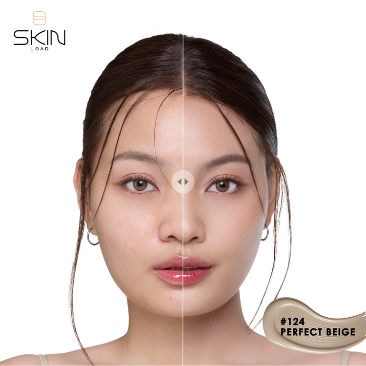 كريم بي بي نباتي بيرفكت كفر بعامل حماية من الشمس 50 PA+++ رقم 124 بيرفكت بيج - 25 مل