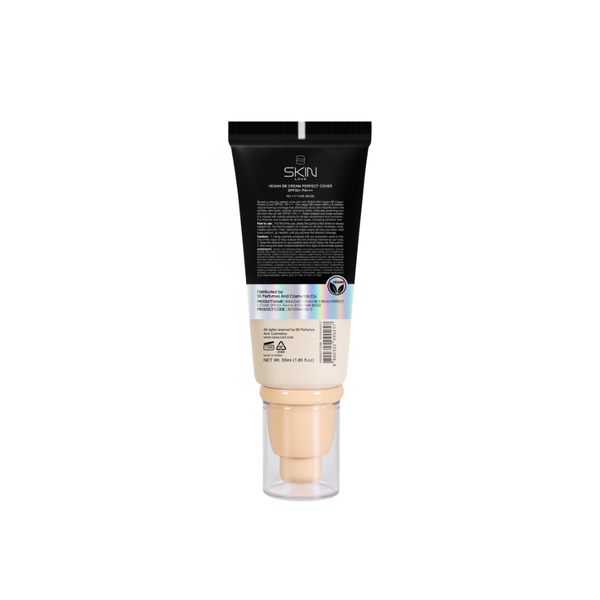Back of Skin Load Vegan BB Cream #117 Fair Beige tube – ingredients
