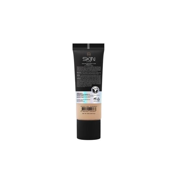 Back of Skin Load Vegan BB Cream #119 Biscuit Beige 25ml tube – ingredients