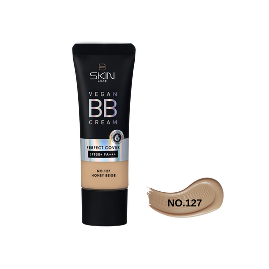 كريم بي بي نباتي بيرفكت كفر بعامل حماية من الشمس 50 PA+++ رقم 127 هوني بيج - 25 مل