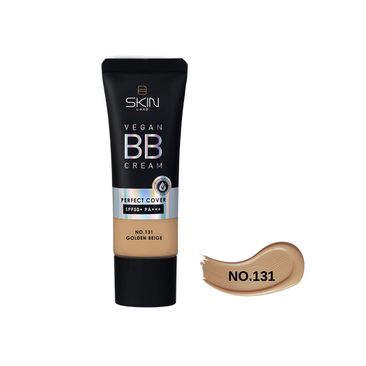 كريم بي بي نباتي بيرفكت كفر بعامل حماية من الشمس 50 PA+++ رقم 131 غولدن بيج - 25 مل